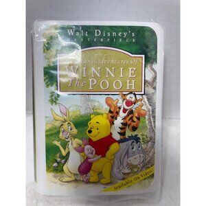 1996 McDonalds Happy Meal Toy Disneys Winnie the Pooh Tigger VHS Box Container